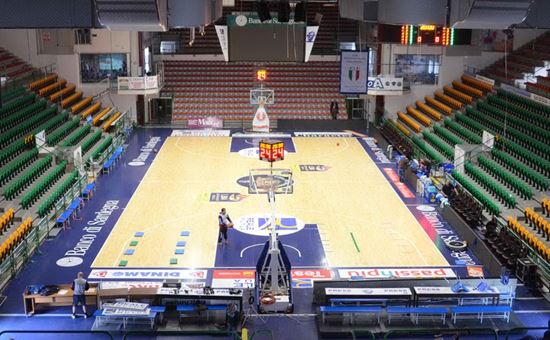 l palazzetto dello sport palaserradimigni a sassari