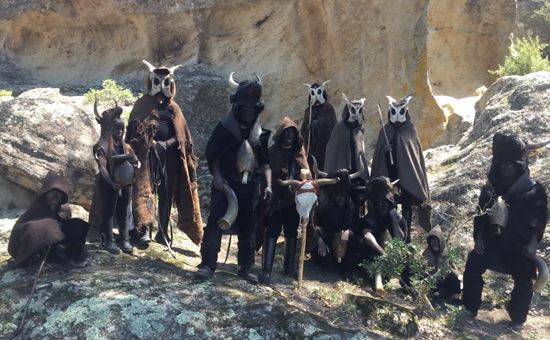 le maschere escalaplanesi dell associazione bois fui janna morti