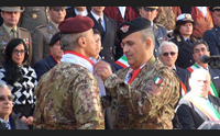 brigata sassari festa per il compleanno e il nuovo comandante