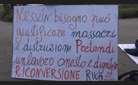 domusnovas sit in e cortei dei pacifisti contro la fabbrica delle bombe