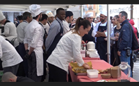 street food a cagliari chef stellati ai fornelli per la marina