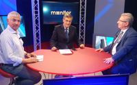 nicola scano con i due candidati alla segreteria regionale pd