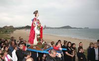 sant efisio sulla spiaggia di nora