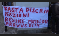 forestas la protesta dei mille a cagliari dipendenti pubblici a met