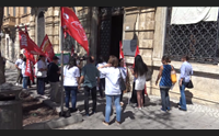 camera commercio sit in precari