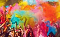 holi color run music