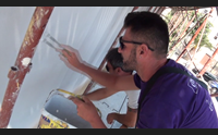 san gavino il murale record di giorgio casu artista internazionale