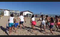 pula tutti a lezione di beach tennis come coniugare mare e sport