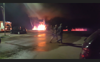 alghero fuoco nella notte distrugge un discount 41 persone evacuate