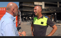 alghero incendio distrugge un discount 41 persone evacuate