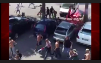 la guerriglia prima di cagliari brescia arrestato un tifoso rossobl