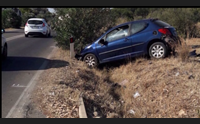 pula auto vola fuori strada sulla 195 gravissimo un 58enne