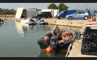 cagliari pescatore colpito da un elica a santa gilla grave