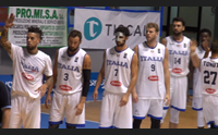 basket azzurri al palapirastu di cagliari per un test a ranghi misti