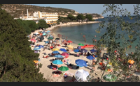cagliari donna rianimata dopo un malore in mare a calamosca grave