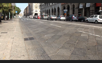 cagliari via roma pedonalizzata commercianti e cittadini divisi