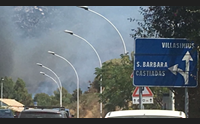 solanas roghi e maestrale il fuoco vicino alle case ettari in fumo