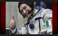 dallo spazio l astronauta nespoli saluta cagliari si bieusu