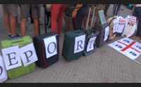 scuola a cagliari la protesta degli insegnanti basta deportazione
