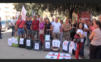scuola protesta all ufficio regionale