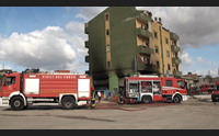 cagliari incendio in una palazzina evacuate 11 famiglie