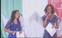 le presentatrici della serata angelica lai e romina pani