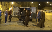 arrivato il manto di san francesco la reliquia nel convento di s ignazio