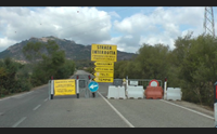 olbia la strada di monte pino dopo cleopatra una discarica