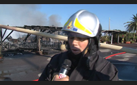 oristano paura a torre grande incendio devasta il ristorante da egisto
