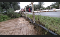villaperuccio le canne ostruiscono il fiume paura per le esondazioni