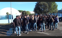guspini sciopero per la scuola allagata
