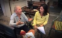 tonino casula con ambra pintore