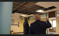 cagliari via macchiavelli domani riapre la scuola allagata