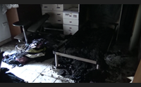 cagliari paura a sant elia appartamento distrutto dalle fiamme