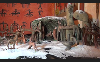 a iglesias il presepe d autore giancu il mio simbolo di pace