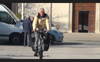 porto torres tappa sarda per il ciclista in giro per il mondo da 17 anni
