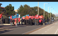 cagliari lavoratore licenziato presidio sindacale davanti all aias