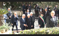 mattarella a villa devoto sala giunta intitolata ad emilio lussu