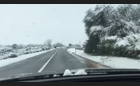 maltempo in gallura neve a bassa quota e spiagge imbiancate