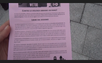corteo femminista per le strade di cagliari unite contro la violenza