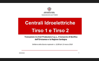 operazione tirso alla regione le centrali enel storico accordo