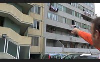 cagliari ladro si arrampica e cade dal balcone gravissimo