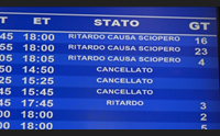 sciopero nei cieli disagi nell isola cinquanta voli cancellati