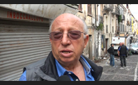 sassari spazzatrice senza freni nel corso un ferito e otto auto danneggiate