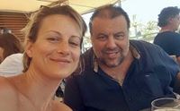 laura insieme al marito
