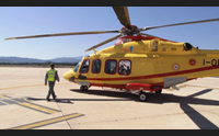 elisoccorso inaugurata la base di olbia decolla l areus