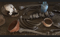 archeologia a olbia successo di visite per la notte nella necropoli