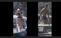 cristiano ronaldo in vacanza in costa smeralda pizzicato dai paparazzi in