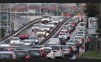 asse mediano bloccato traffico in tilt all ingresso per cagliari