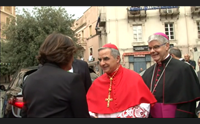 nella chiesa pericolo di scismi fedelt del cardinale becciu al papa